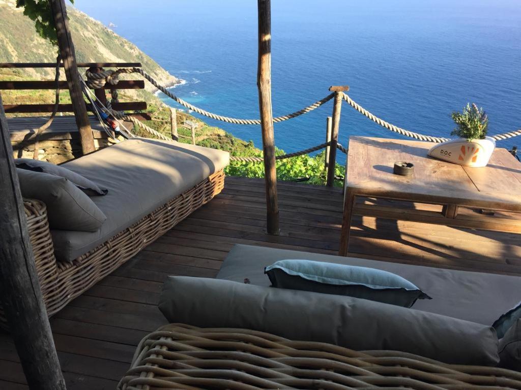Refuge Uwabio Organic Vineyard Cinqueterre Villa Riomaggiore Bagian luar foto