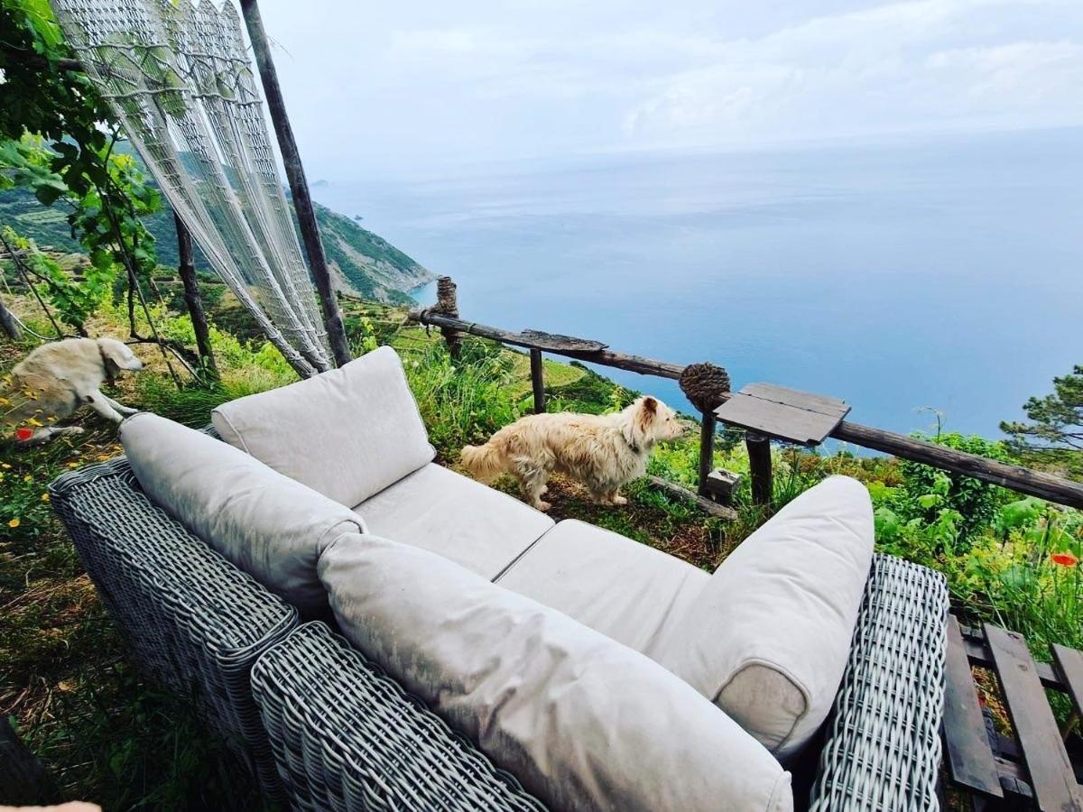 Refuge Uwabio Organic Vineyard Cinqueterre Villa Riomaggiore Bagian luar foto